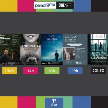 Programação do Paradigma Cine Arte, de 26/03 a 01/04