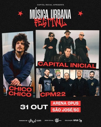 Capital Inicial leva encontro histórico do rock nacional à SC