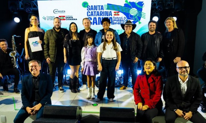 Santa Catarina Canta revela novos talentos de Santo Amaro da Imperatriz