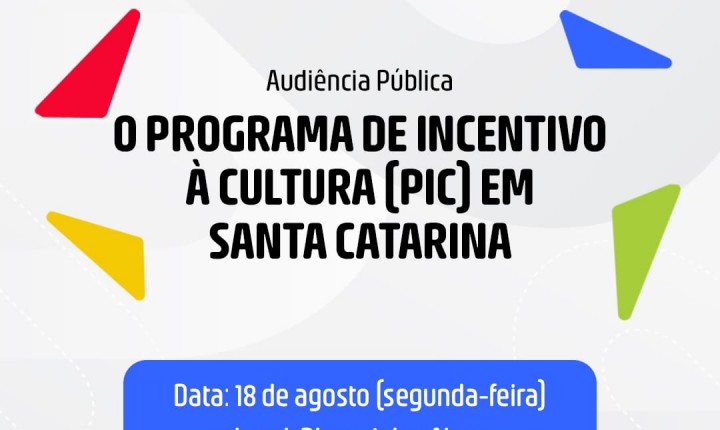 Assembleia discute futuro do incentivo à cultura em SC
