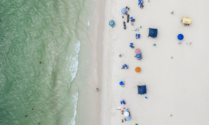 Apenas 68% das praias de SC estão próprias para banho