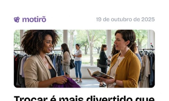 Florianópolis vive um dia de trocas no Motirõ