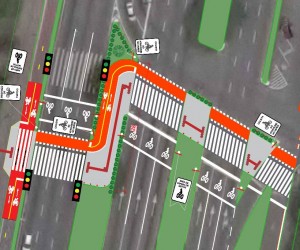 Travessias inteligentes mudam rotina de pedestres na Beira-mar Norte