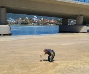 Lagoa da Conceição enfrenta ação de limpeza