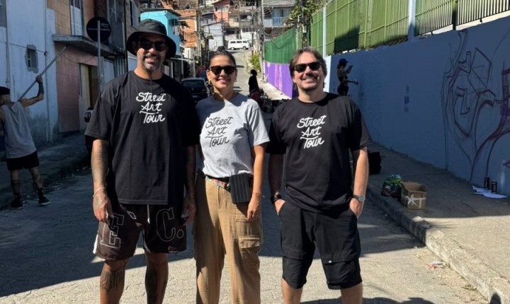 Muro da Passarela do Samba ganha nova arte