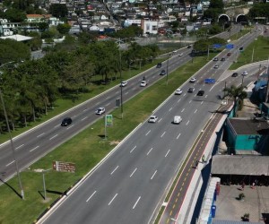 Avenida Gustavo Richard, no Centro, ganha ciclovia bilateral