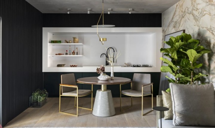 Mármore branco mantém prestígio em projetos residenciais