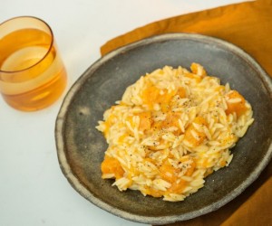 Risoni de abóbora reinventa o preparo clássico do risoto