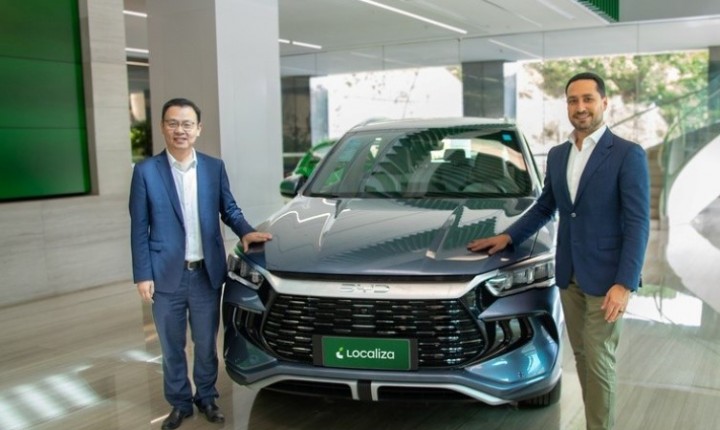 BYD garante venda histórica para Localiza
