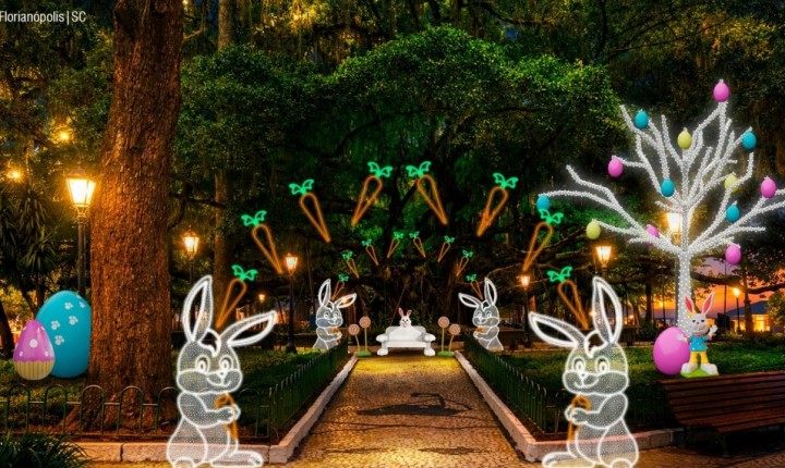 Centro de Floripa ganha Páscoa inédita