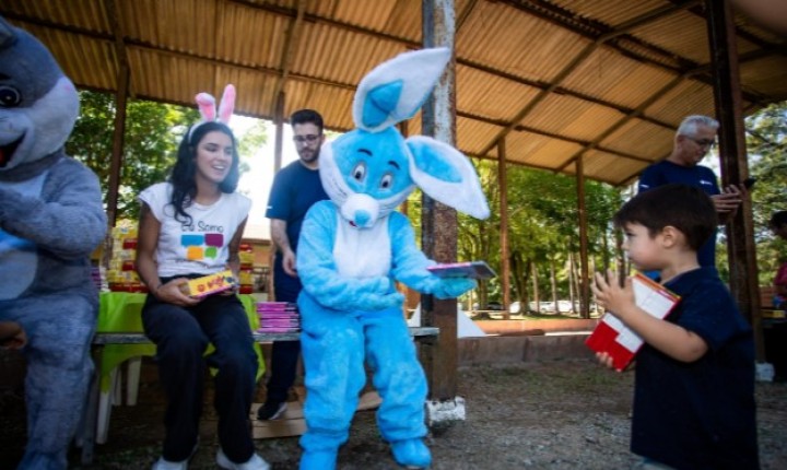 Campanha de Páscoa mobiliza doações para crianças