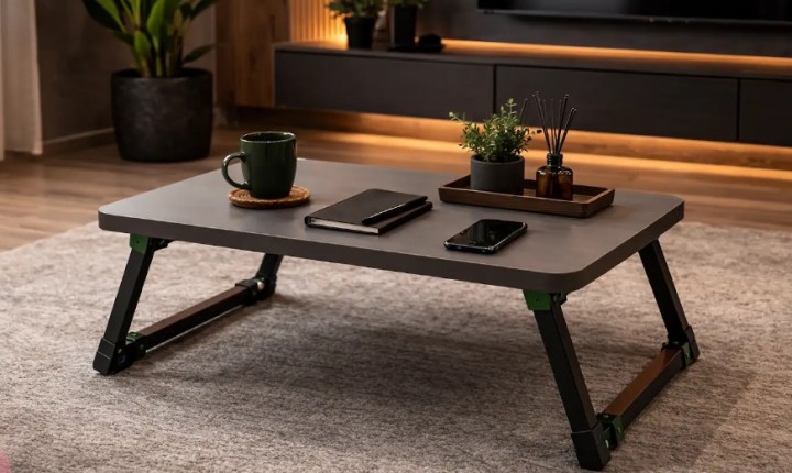 Mesa dobrável ganha espaço nas casas compactas
