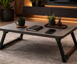 Mesa dobrável ganha espaço nas casas compactas