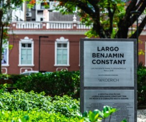 Largo Benjamin Constant recebe ação especial em Floripa