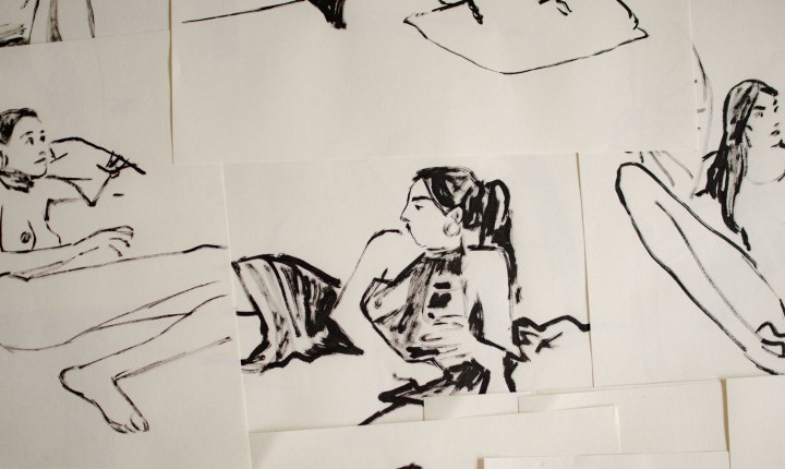 Arte ao vivo revela encontros em segundos