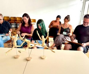 Oficina gratuita marca fim de exposição em Floripa