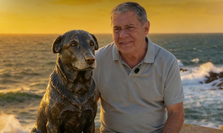 Praia Brava eterniza memória do cão Orelha