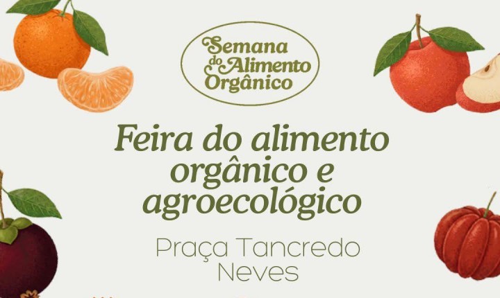 Feira agroecológica movimenta o centro de Floripa
