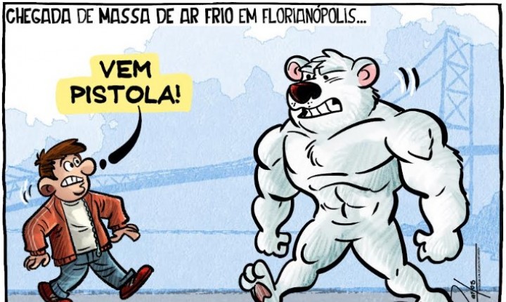 Frio intenso coloca Floripa em alerta