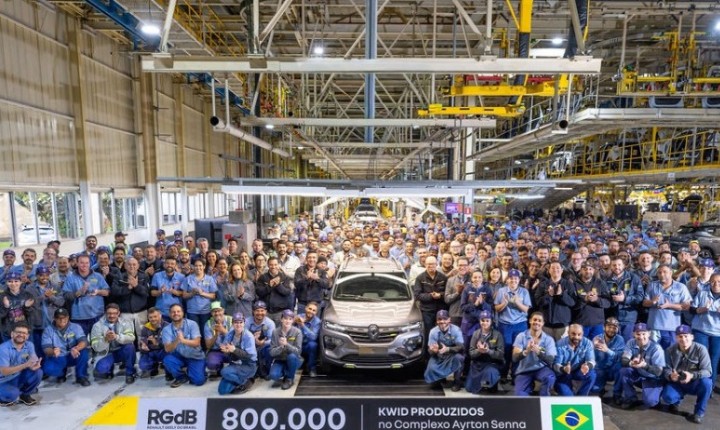 Renault Kwid alcança 800 mil unidades produzidas