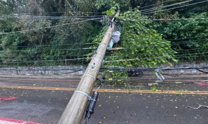 Canto da Lagoa encara apagão após deslizamento