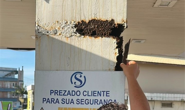 Vazamento de diesel leva posto à interdição