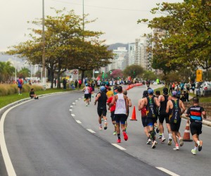 Atualização! Maratona e chuvas travam trânsito em Floripa e principais vias