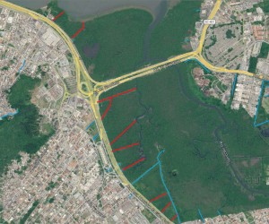 Canais de drenagem passam por limpeza preventiva