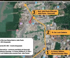 Acesso à Rodovia João Paulo será bloqueado