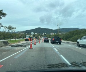 Trânsito flui na Avenida da Saudade