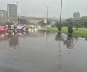 Alerta laranja prevê temporais em Floripa