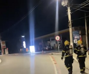 SC-401 é interditada nos dois sentidos após vazamento e explosão de GNV