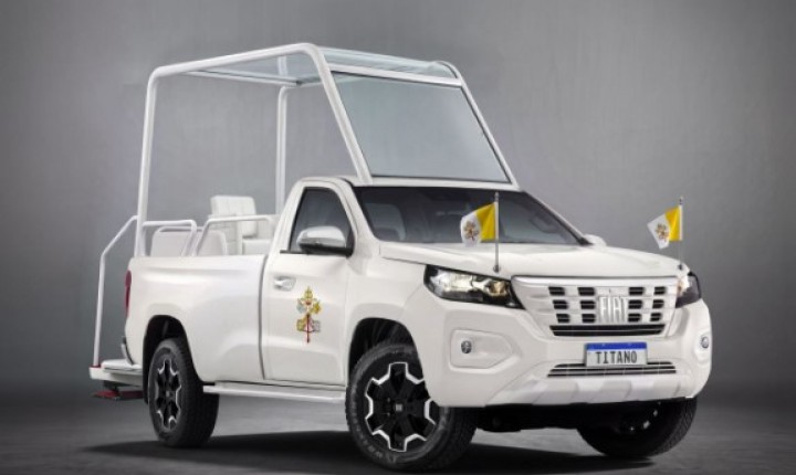 Fiat Titano será o carro oficial do Papa de Leão XIV